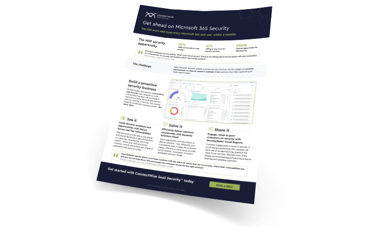 ConnectWise SaaS Security Feature Sheet